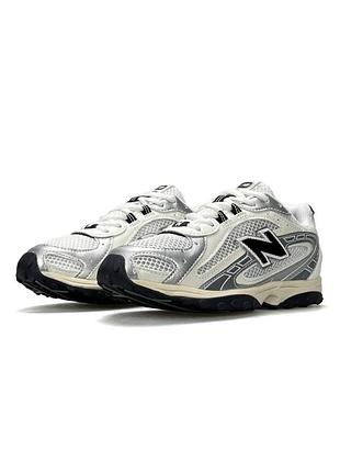Жіночі кросівки new balance 204l white metallic black