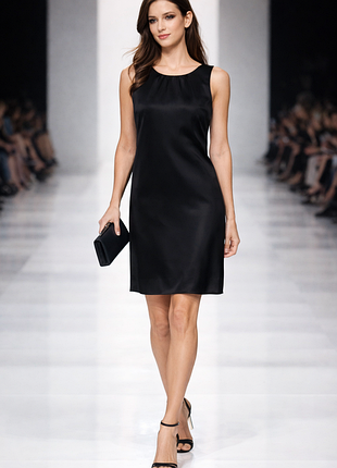 Чёрное платье футляр, элегантное, минимализм cynthia rowley
