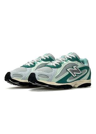 Жіночі кросівки new balance 204l grey green beige