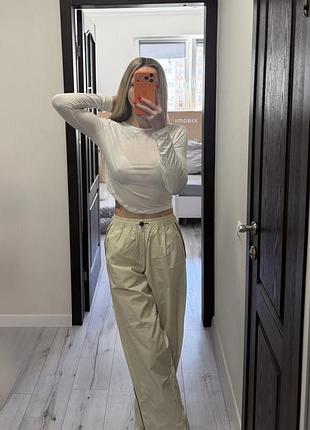Жіночі штани джогери staff sky milk reflective спортивні штани