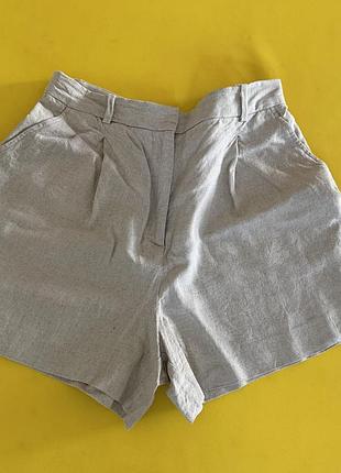 Шорти льон zara р.m