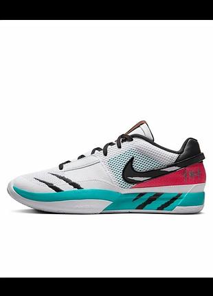 Кроссовки nike ja morant 1 reverse scratch white fv5957-100