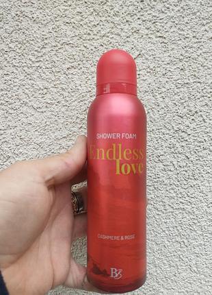 Пенка для душа body benefits endless love cashmere & rose 200 мл мусс гель-пена для тела