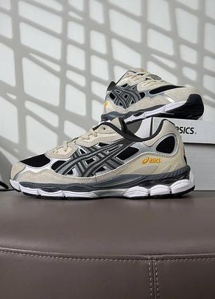 Asics gel-nyc beige black