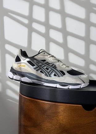 Asics gel-nyc beige black 3