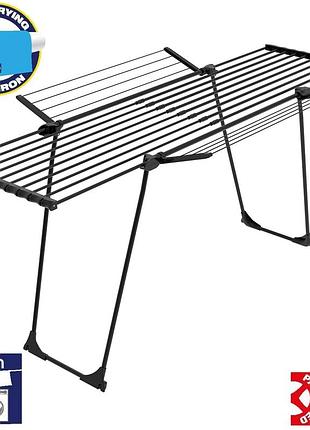 Сушилка для белья напольная casa si casa flex ultra black (cs92180b04h)