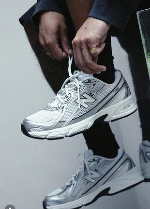 Чоловічі кросівки new balance 740 білі, 41-45 розміри сітка