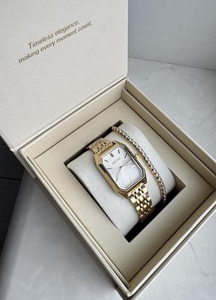 Жіночий годинник burker isabell gold оригінал білий