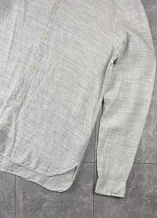 Allsaints рубашка лен 3