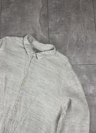 Allsaints рубашка лен 2