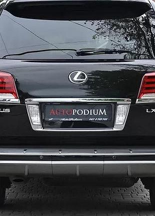 Задняя юбка f-sport на lexus lx 2012-2015