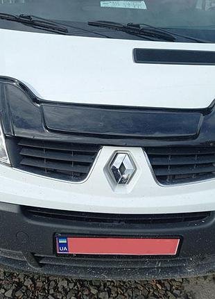 Дефлектор капоту (мухобойка) renault trafic (anv, коротка)