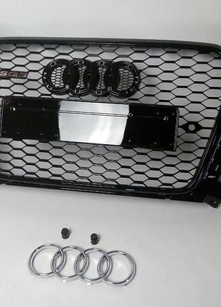Решетка радиатора rsq3 для audi q3 (черная)