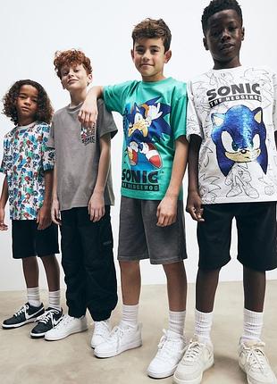 Футболка 👕 оверсайз сонік sonic next 9 років, 134 см