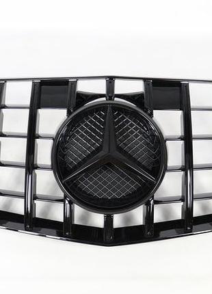 Решітка радіатра gt (all black) mercedes w212 2009-2013