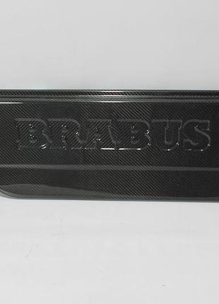 Накладка на задние двери с надписью brabus на mercedes-benz g-class w463 1979-2018 (карбон)