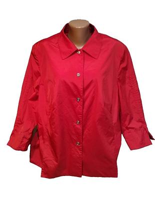 Яркая красная ветровка basler премиум бренда, размер 52-54 (xl/xxl)