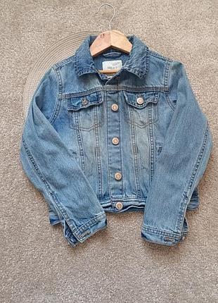 Джинсовая куртка next 128 см 7- 8 лет