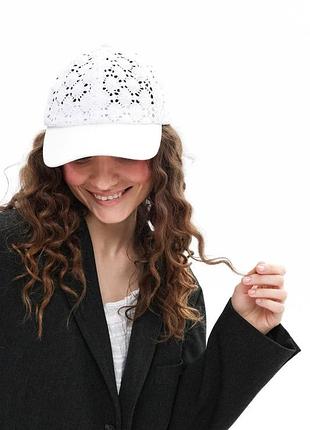 Бейсболка женская lace білий