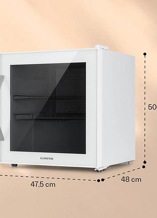 Уценка! холодильник для напитков klarstein beersafe l со стеклянной дверцей 47 литров