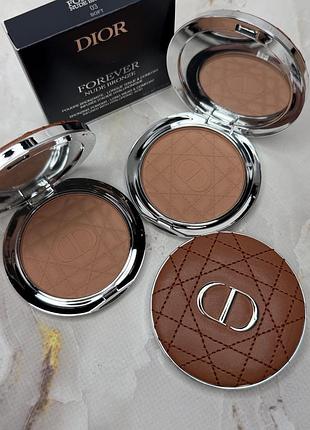 Бронзер dior forever  відтінок 03 soft  нові !