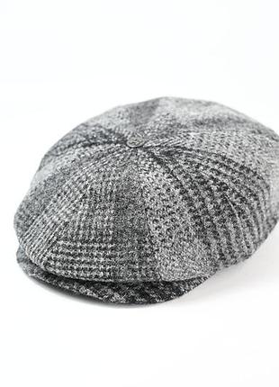 Кепка чоловіча 8-клинка harris tweed 8-briscola ht-1713a1, 56