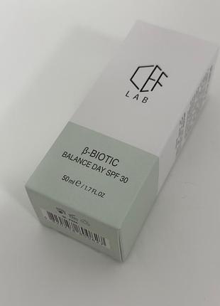 Ceflab β-biotic balance day матуючий денний крем spf 30