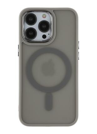 Чохол для iphone 16 pro з magsafe colourful сірий