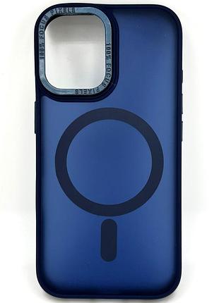 Чохол для iphone 16 з magsafe colourful синій