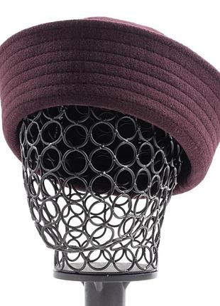 Тренд! морячка кашемір sailor hat, папайка, панама матроса, цвет черный, 55-56 р. 55-56, бордо