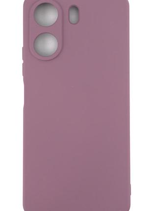 Силіконовий чохол для xiaomi redmi a5 лавандовий soft silicone case full (бампер)
