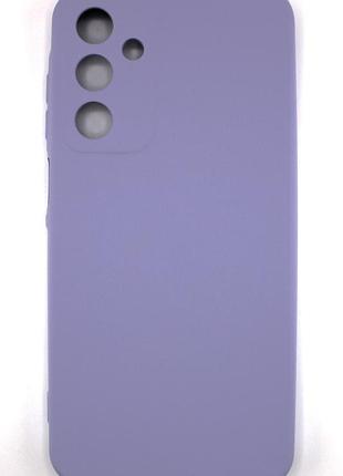 Силіконовий чохол для samsung a24 (a245) фіалковий soft silicone case full (бампер)
