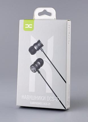Наушники вкладыши проводные type-c dc dcs 21 черный