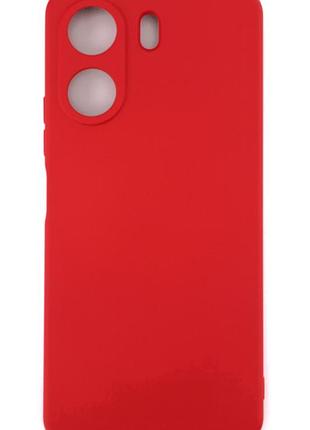 Силіконовий чохол для xiaomi redmi a5 червоний soft silicone case full (бампер)