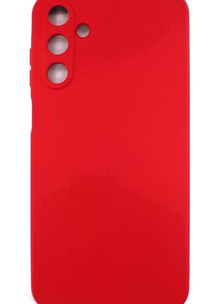 Силіконовий чохол для samsung m35 5g (m356) червоний soft silicone case full (бампер)