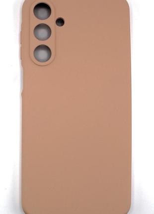 Силіконовий чохол для samsung a16 4g / 5g (a165 / a166) пудровий soft silicone case full (бампер)