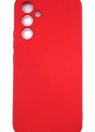 Силіконовий чохол для samsung a54 5g (a546) червоний soft silicone case full (бампер)