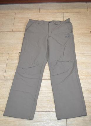 Jack wolfskin 54 xl-xxl трекинговые утепленные  походные туристические штаны мужские