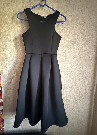 Сукня міді чорна жіноча boohoo