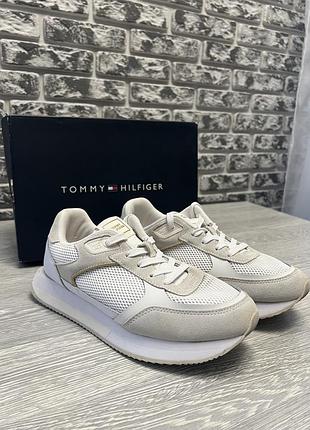 Жіночі кросівки, tommy hilfiger, білого кольору