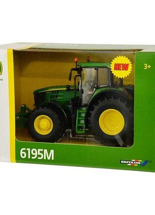 Модель britains трактор john deere 6195m 1:32 (43150) 4