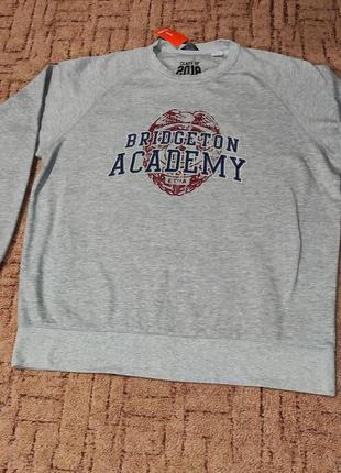 Мужской свитер с круглым вырезом elevate с начёсом тёплый реглан bridgeton academy