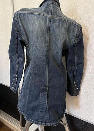 Джинсовый пиджак zara man | блейзер zara в винтажном стиле (s) 3