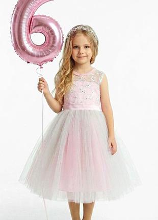 Праздничное платье / на выпускное / для девочки 5-7 лет.