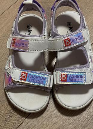 Дитячі босоніжки бренду lemon серії fashion freefoot 29 розмір