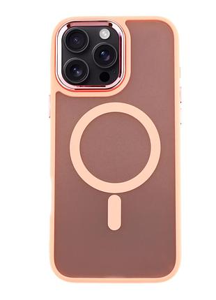 Чехол для iphone 16 pro max с magsafe colourfull розовый