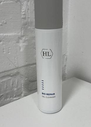 Гель для делікатного очищення шкіри схильної до куперозу holy land bio repair gel cleanser