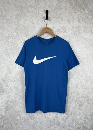 Чоловіча футболка the nike tee original, синій колір, розмір s