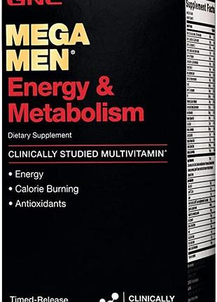 Витамины gnc mega men energy & metabolism 180 таблеток (4384302552)