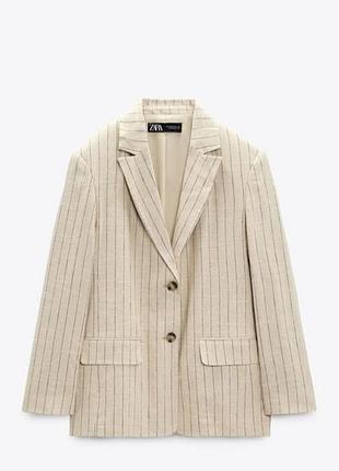 Блейзер из льна от zara